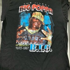 Notorious BIG t shirt size L